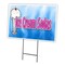 Signmission Ice Cream Sodas Yard Sign & Stake outdoor plastic coroplast window, C-2436 Ice Cream Sodas C-2436 Ice Cream Sodas - alternate 1